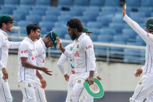 ১৫ বছর পর উইন্ডিজে টেস্ট জয় বাংলাদেশের