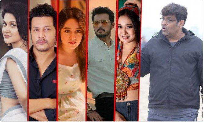 শিহাব শাহীনের নির্মাণে একঝাঁক তারকা