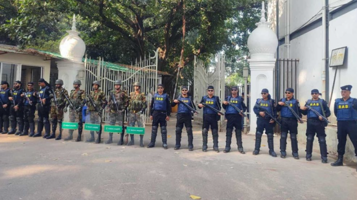 ট্রাইব্যুনালে কড়া নিরাপত্তা