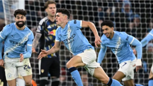 শেষ মুহুর্তের গোলে ম্যানচেস্টার সিটির জয়
