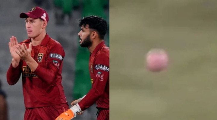 পিএসএল ম্যাচে সাদা বল হয়ে গেল গোলাপি, হতবাক লাবুশেন