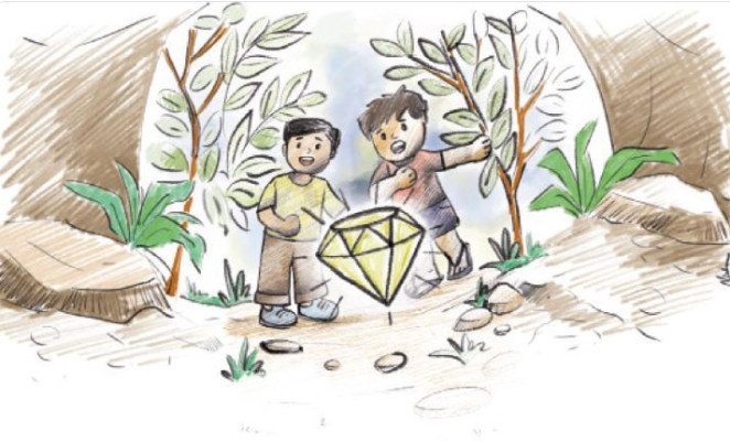 চকচকে পাথর