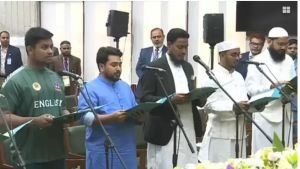 শপথ নিলেন এনসিপি\'র নির্বাচিত সংসদ সদস্যরা