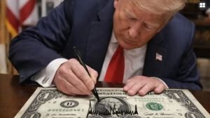 ১৬৫ বছরে প্রথা ভেঙে ডলারে বসছে ট্রাম্পের স্বাক্ষর