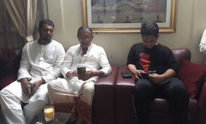নিষিদ্ধ ছাত্রলীগ নেতার শ্বশুরবাড়িতে নাসীরুদ্দীন-সারজিস