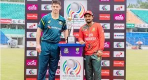 বাংলাদেশের বিপক্ষে টি-টোয়েন্টি সিরিজ জেতা কঠিন হবে : মার্শ