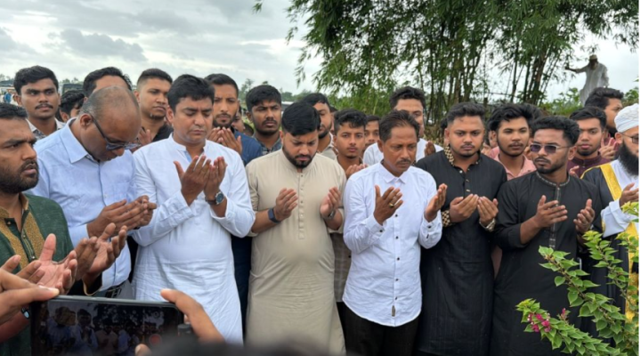 শহীদ ওয়াসিম আকরামকে শ্রদ্ধা জানালেন ইশরাক-নাছির