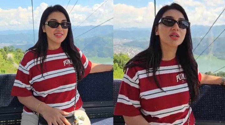 নেপালের আকাশে ভয় পেলেন অপু বিশ্বাস!