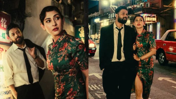 হংকংয়ের রাস্তায় আদনানের হাত ধরে ‘অচেনা’ মেহজাবীন
