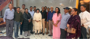 নিউইয়র্কে বিশিষ্ট সাংবাদিক মতিউর রহমান চৌধুরীর সাথে গণমাধ্যমকর্মীদের মতবিনিময়