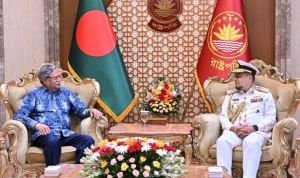 রাষ্ট্রপতির সঙ্গে বিদায়ি নৌপ্রধানের সৌজন্য সাক্ষাৎ