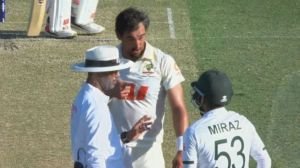 মিরাজের দিকে তেড়ে গেলেন স্টার্ক, থামাতে হলো আম্পায়ারকে