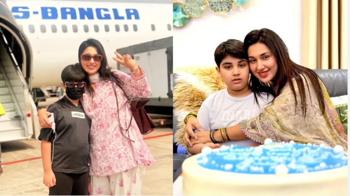 জন্মদিনের উপহার, ছেলেকে কোথায় বেড়াতে নিয়ে গেলেন অপু বিশ্বাস?