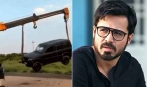 অল্পের জন্য রক্ষা পেলেন ইমরান হাশমি, ভিডিও ভাইরাল