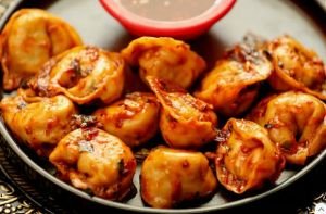 চিলি গার্লিক মোমোর রেসিপি